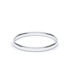 - Regular Court Profile Plain Wedding Ring 18k White Gold