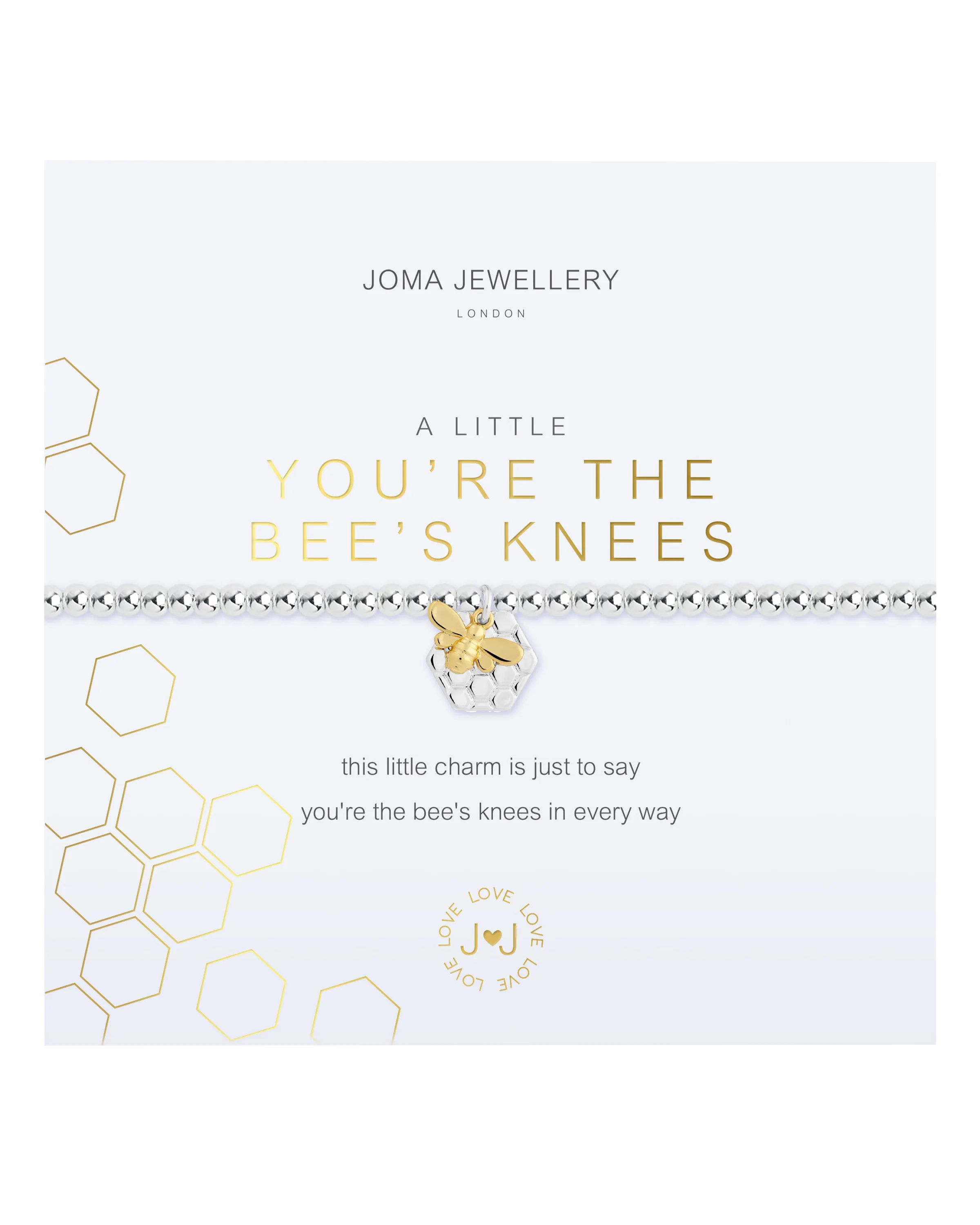 A Little Your The Bees Knees Bracelet in Silver