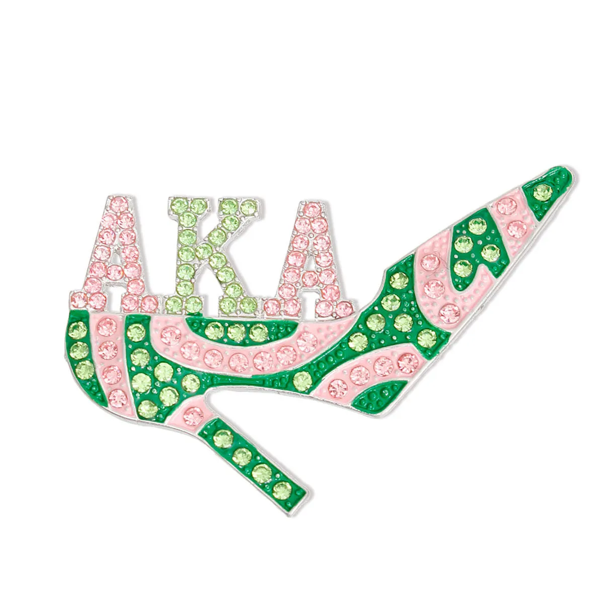 AKA Brooch Alpha Kappa Alpha Sorority Inspired Heel Pin