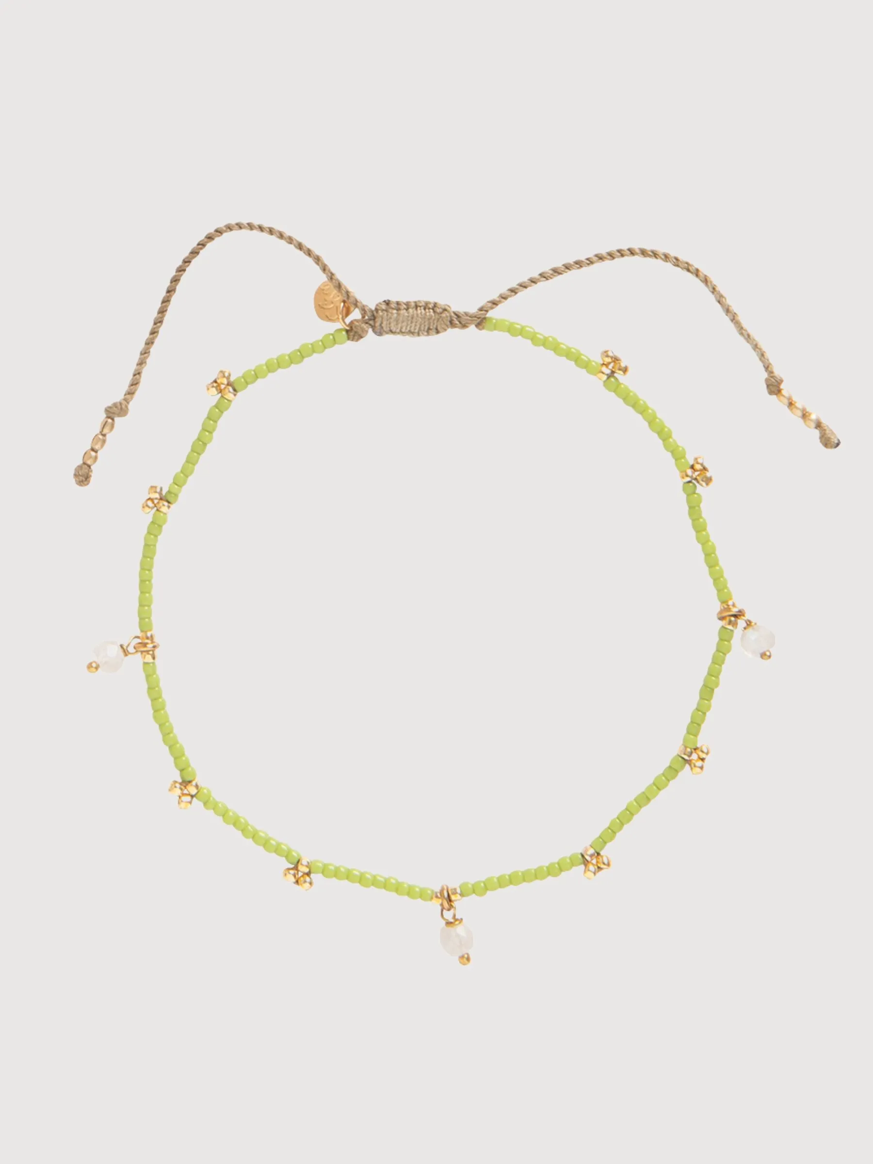 Anklet Spice Moonstone gold | A Beautiful Story