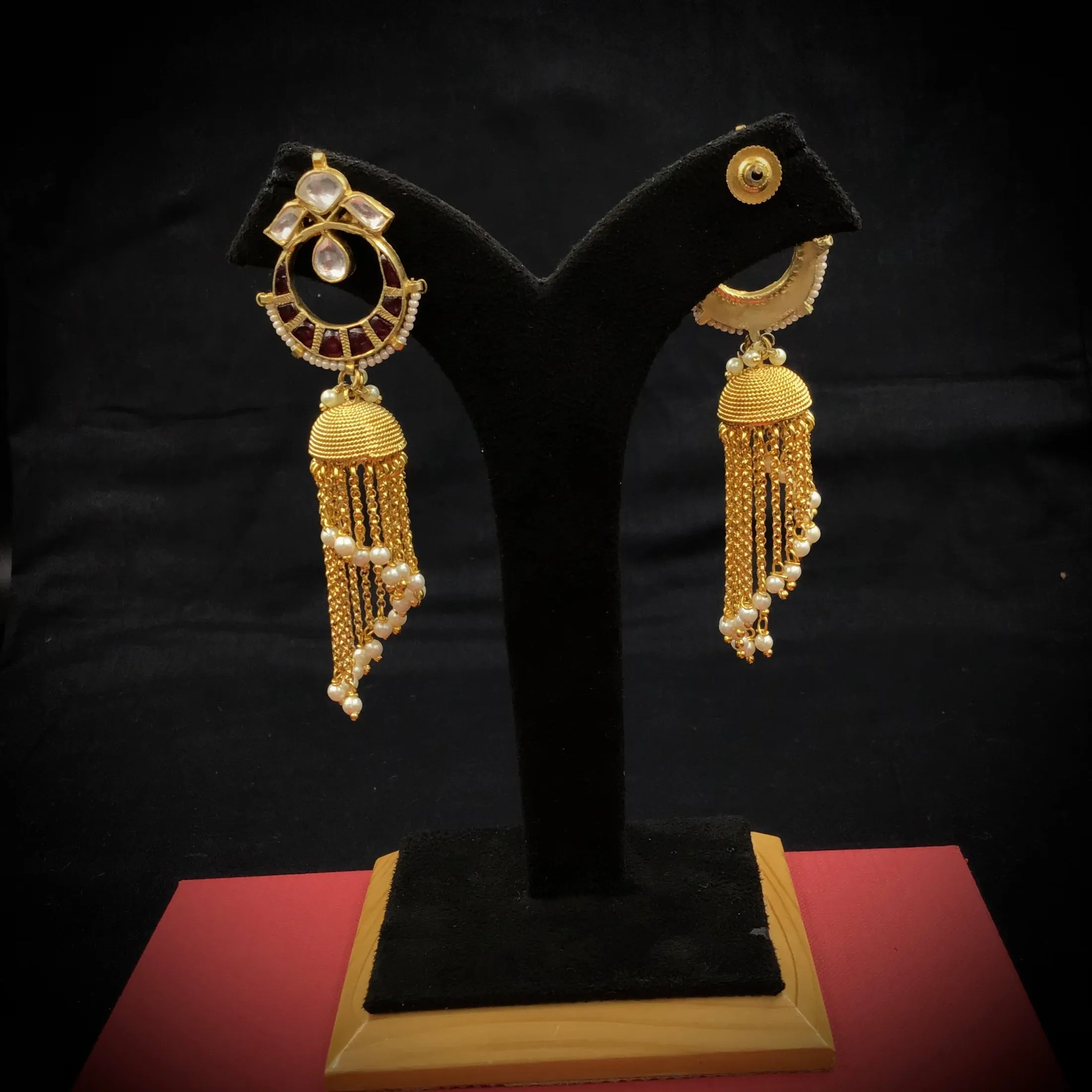 Chandbali Kundan Earring 8765-100
