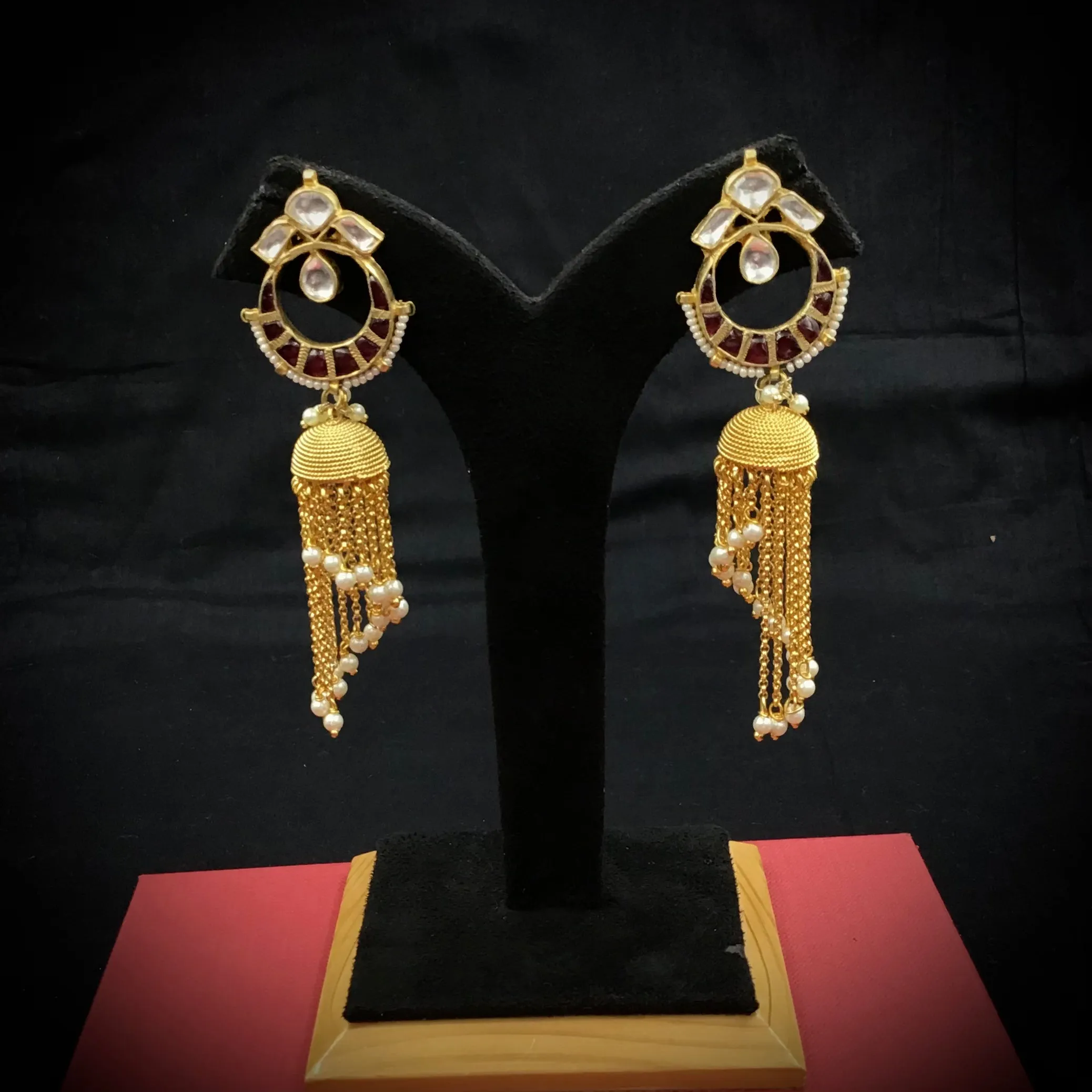 Chandbali Kundan Earring 8765-100