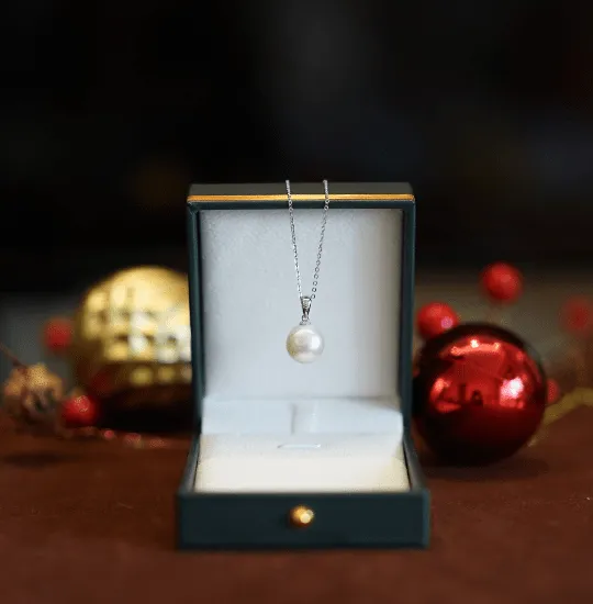 Classic Edison Pearl Pendant Necklace 18K Gold
