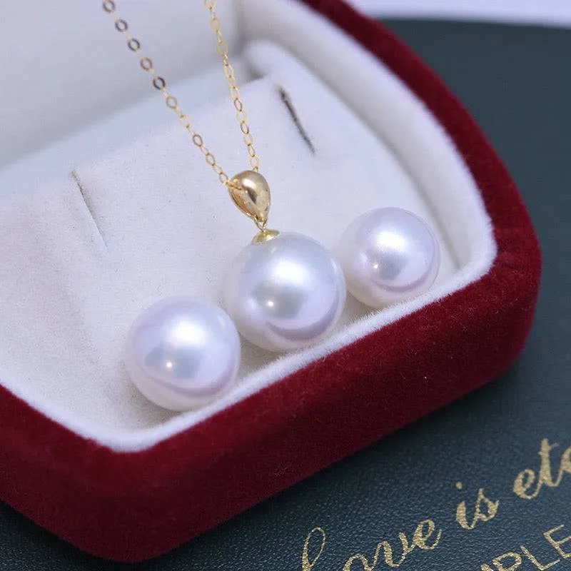Classic Edison Pearl Pendant Necklace 18K Gold