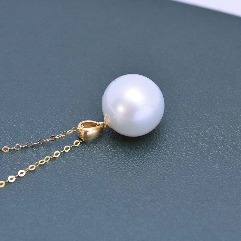 Classic Edison Pearl Pendant Necklace 18K Gold