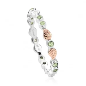 Clogau Awelon Affinity Peridot Stacking Ring - 3SAWSR
