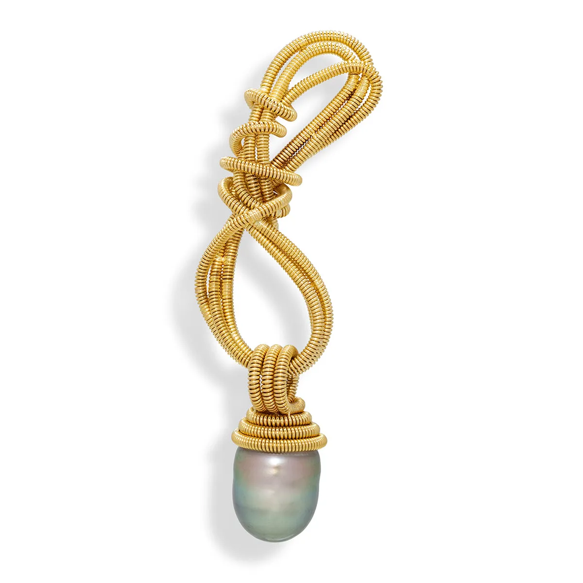 Coil “Figure Eight” Brooch