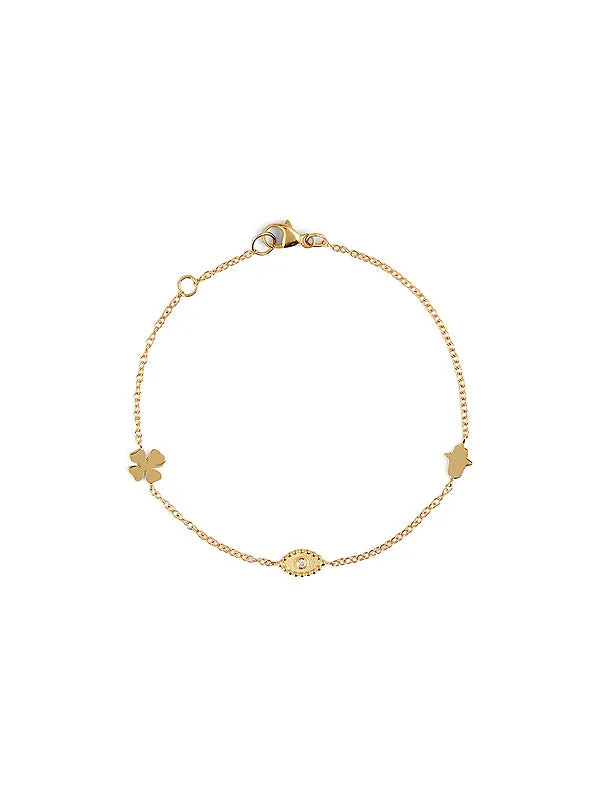 Dew Drop Good Luck Charm Bracelet