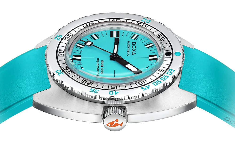 Doxa SUB 300 COSC Aquamarine Rubber