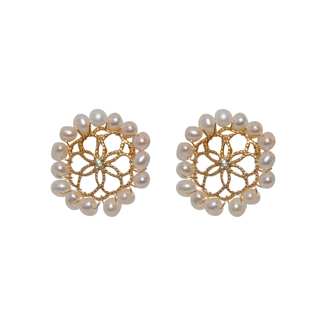 Eternal Loops of Gold Earrings