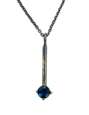 Facet Necklace, Choose Your Stone