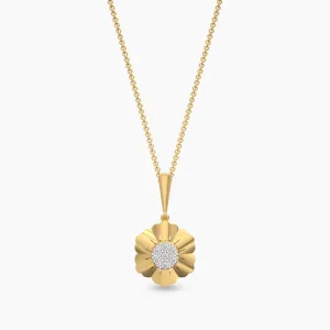 Floral Whispers Diamond Necklace
