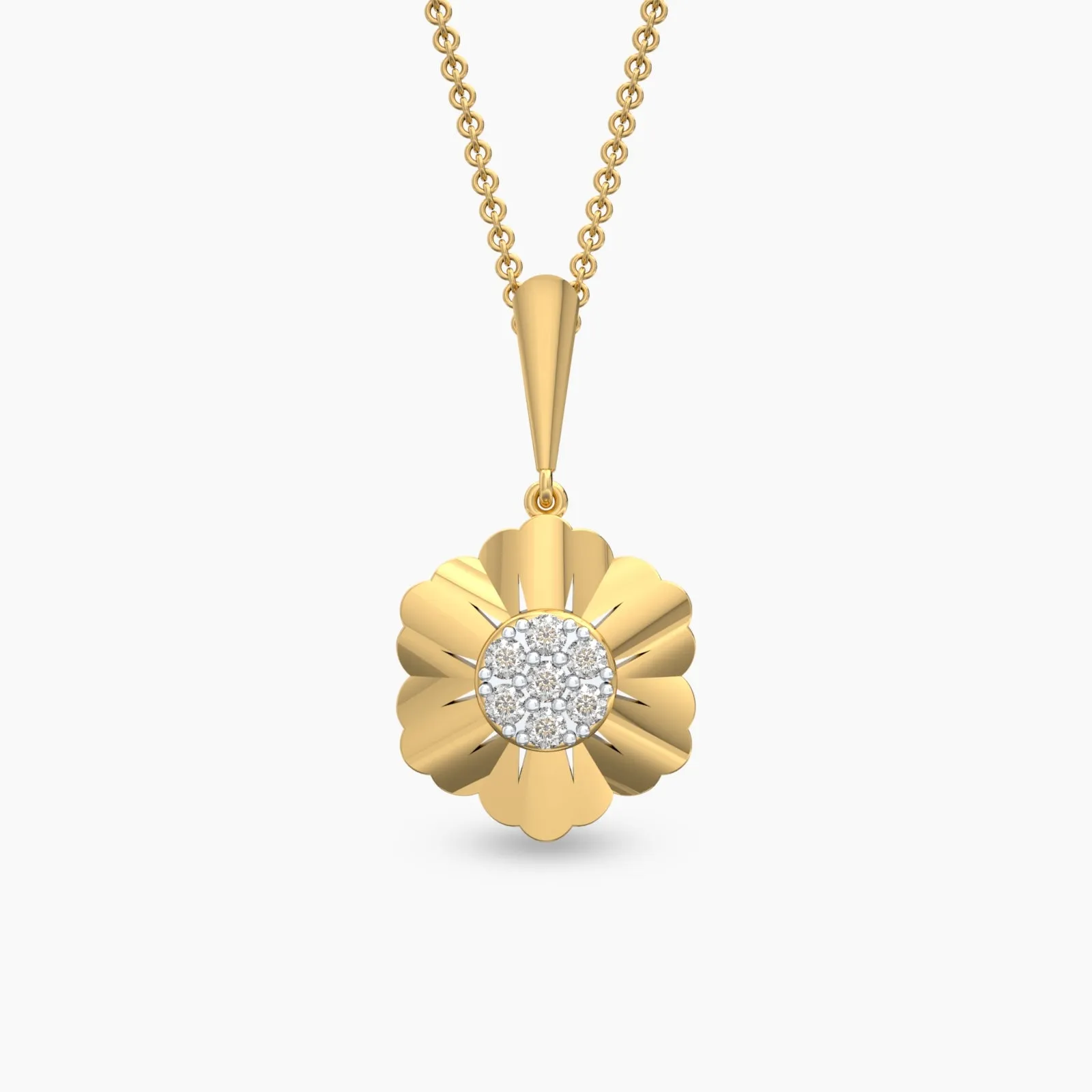 Floral Whispers Diamond Necklace