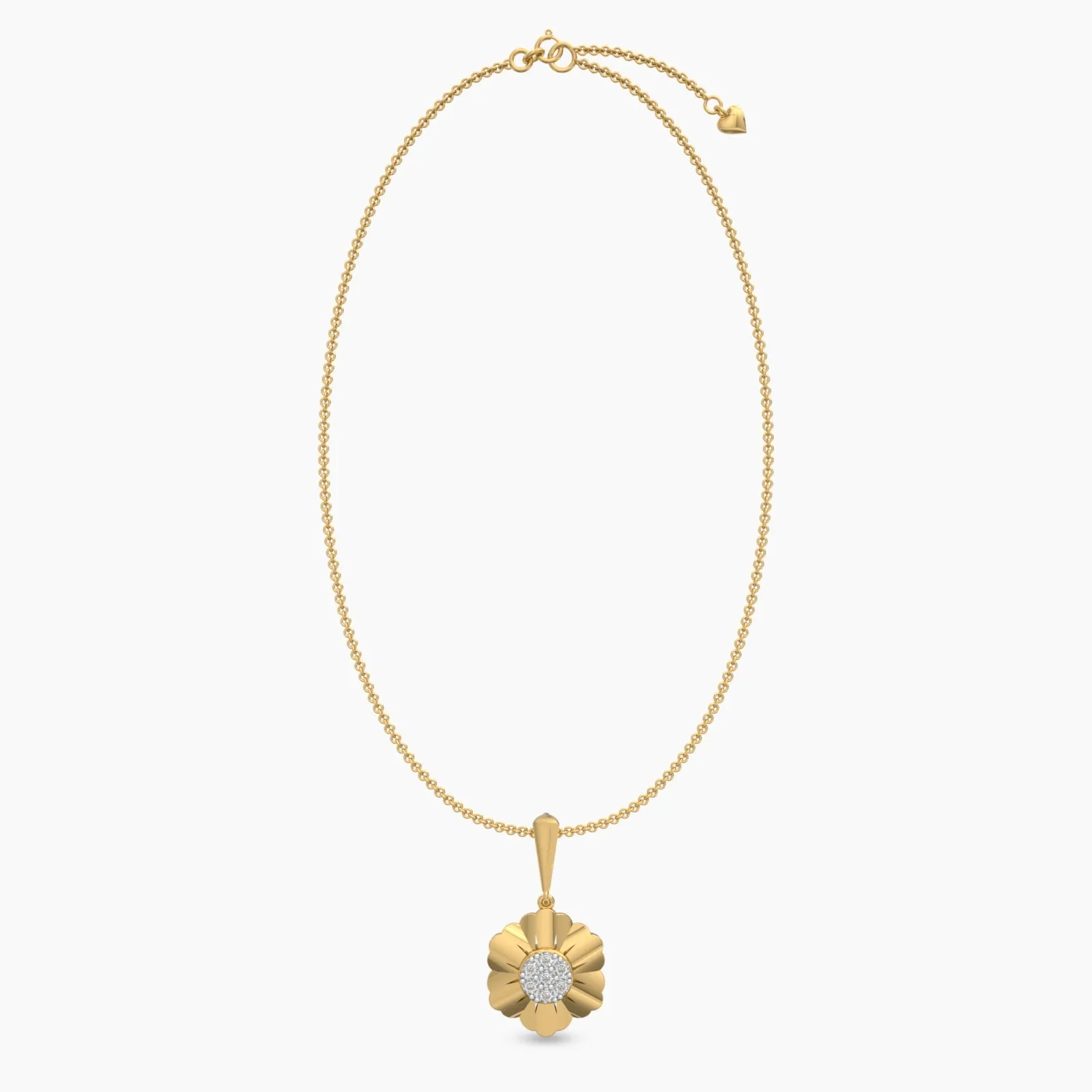 Floral Whispers Diamond Necklace