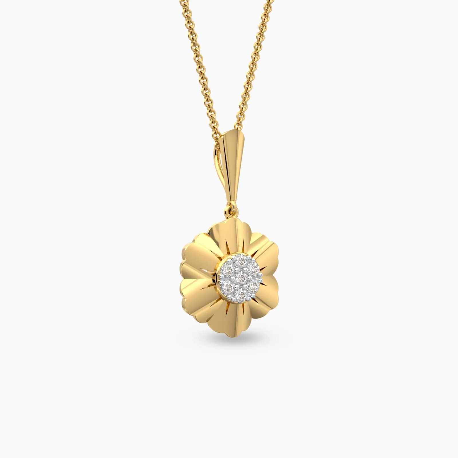 Floral Whispers Diamond Necklace