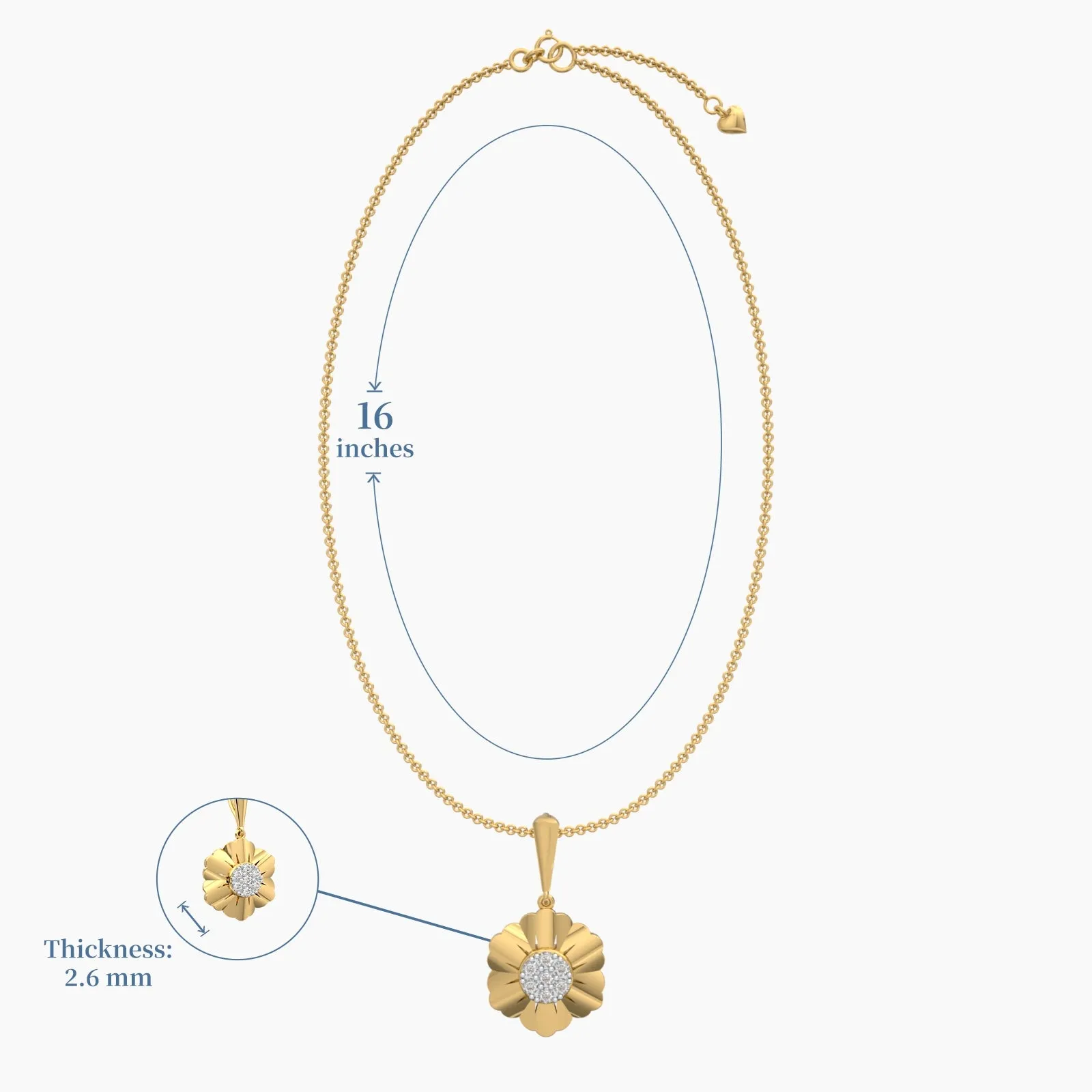 Floral Whispers Diamond Necklace