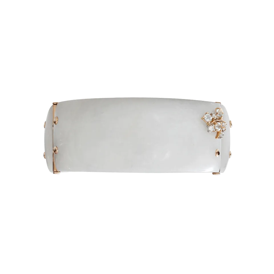 Gea Milky Quartz Cuff