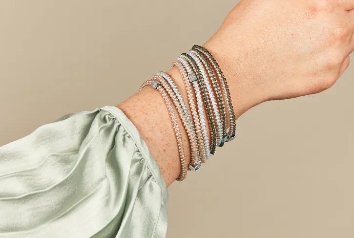 Halo Gemstone Bangle Sunstone