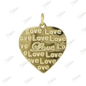 Heart Love Pendant 24mm