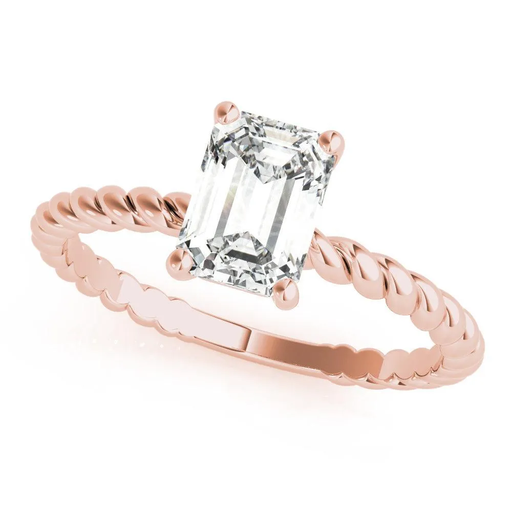 Helen Emerald Engagement Ring - 1.0 Ct IGI Certified