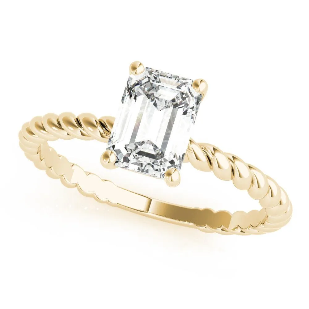 Helen Emerald Engagement Ring - 1.0 Ct IGI Certified