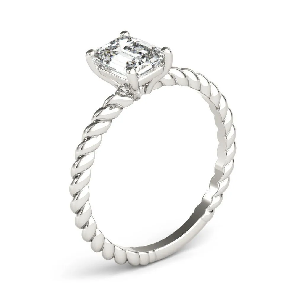 Helen Emerald Engagement Ring - 1.0 Ct IGI Certified