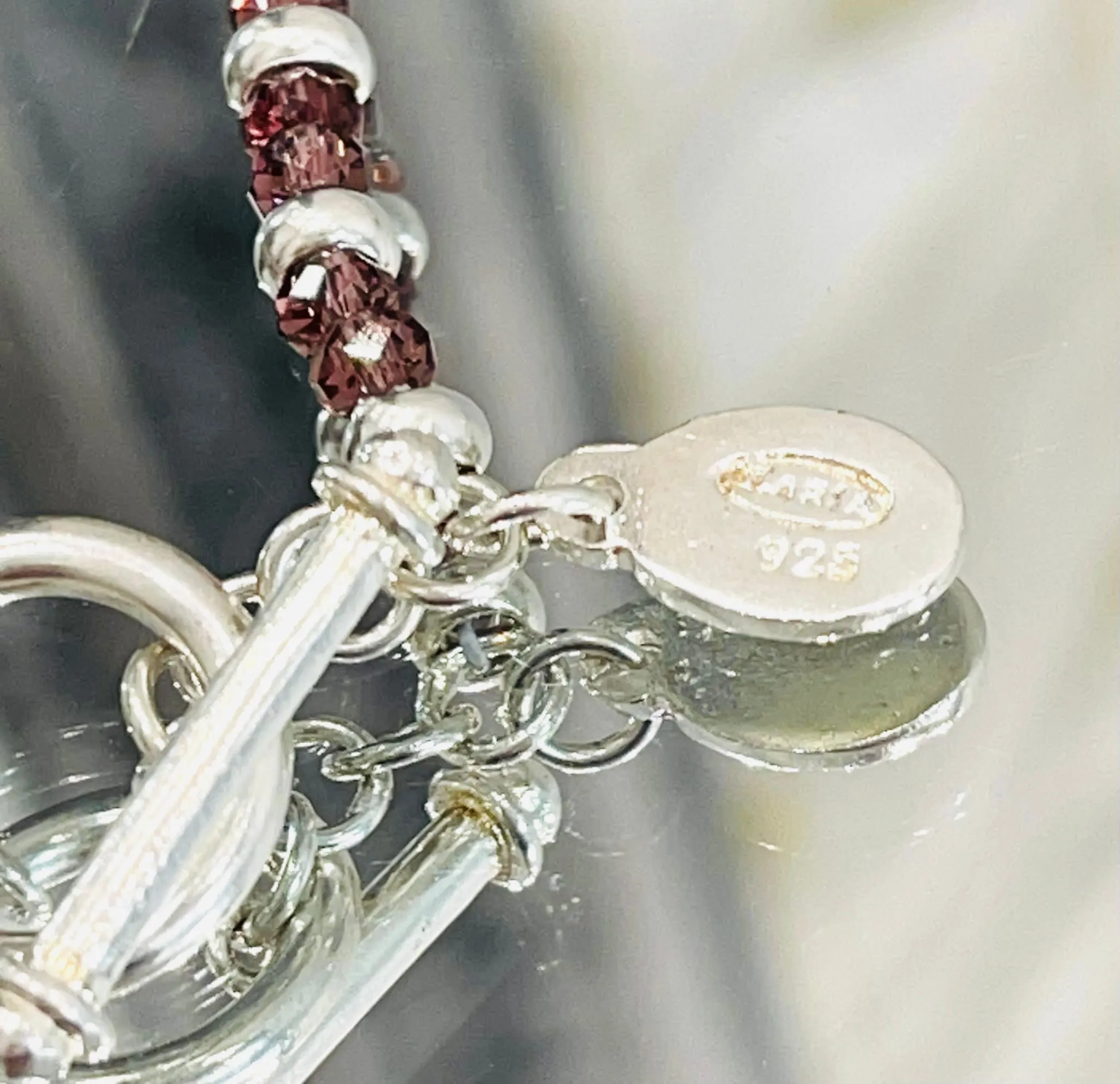 Ilari Silver & Gemstone Snake Bracelet