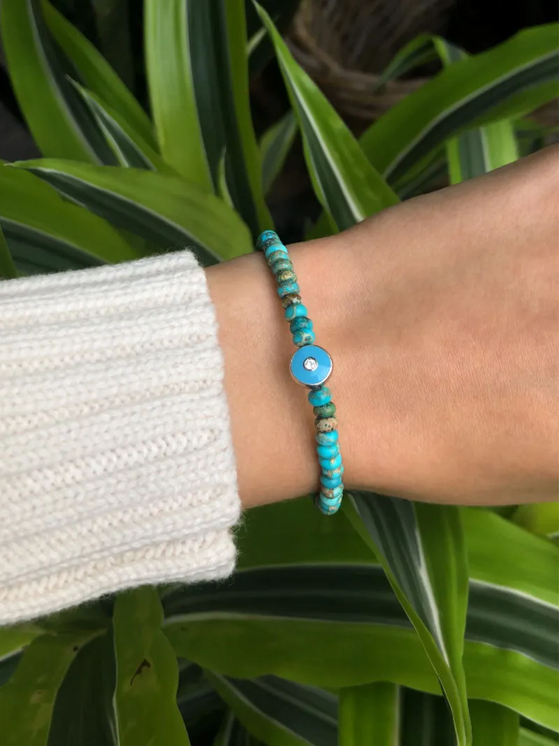 Jac Jo Evil Eye Lifesaver Bracelet