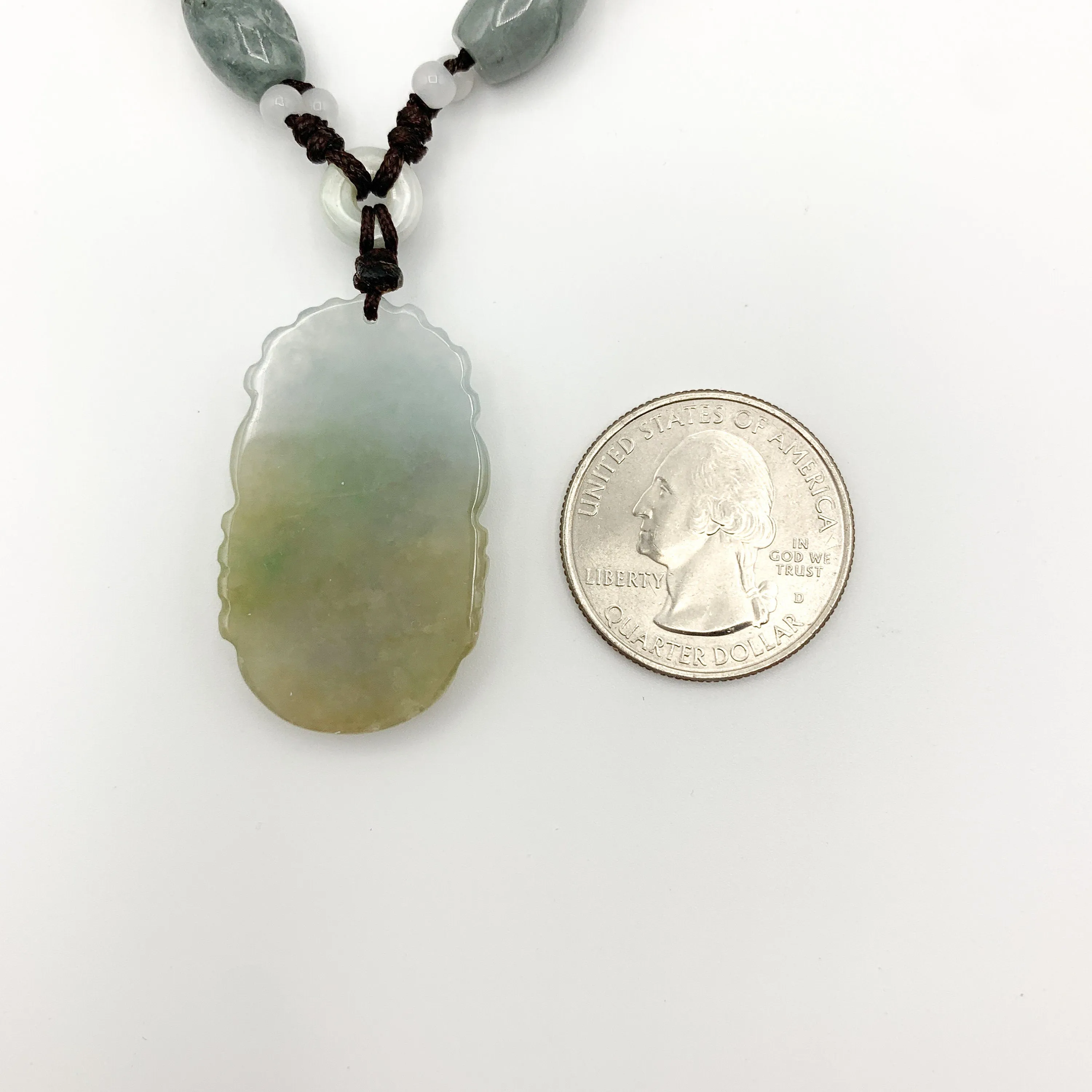 Jadeite Jade Dog Chinese Zodiac Hand Carved Red Pendant Necklace, YW-0110-1647127281