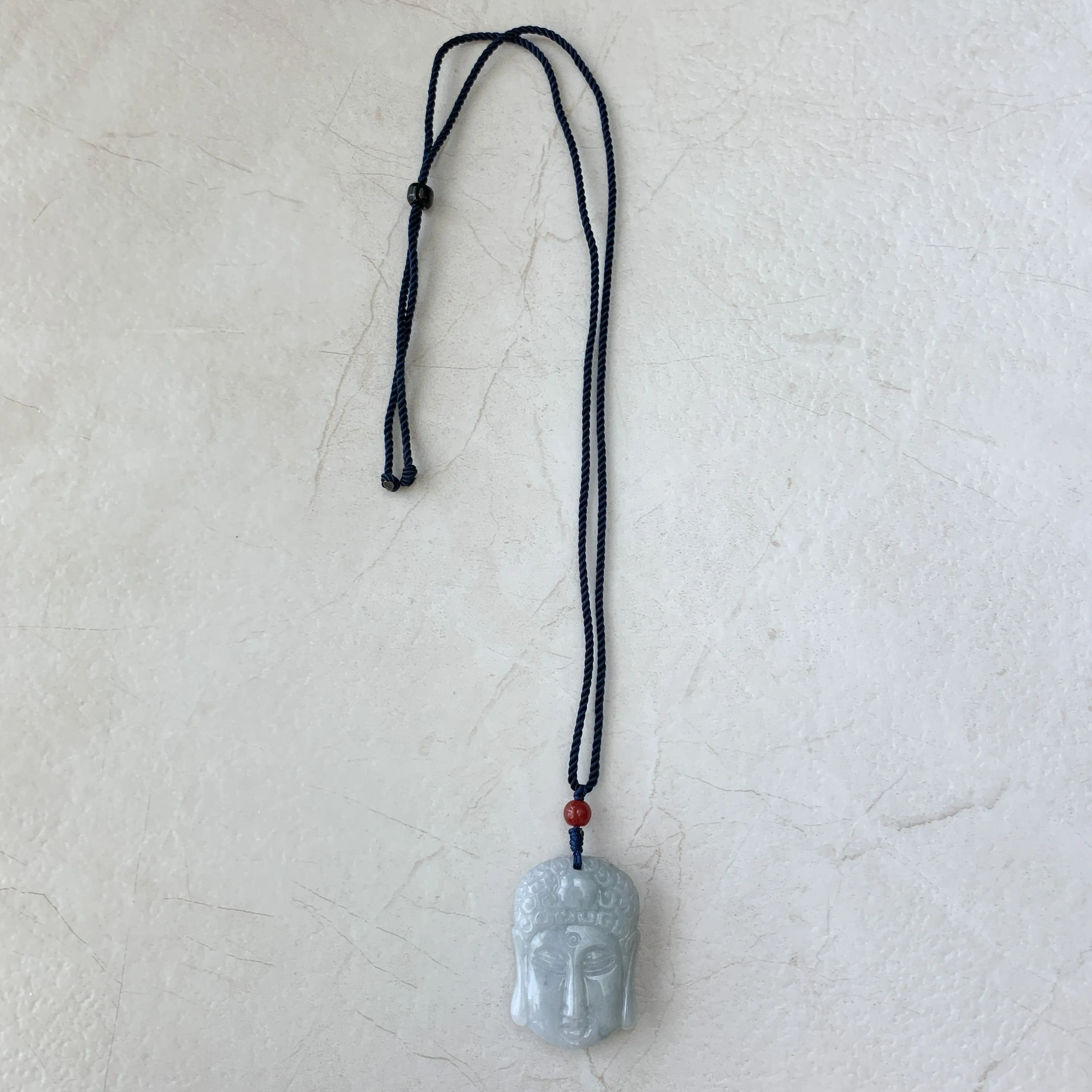 Jadeite Jade Double Face Buddha Carved Pendant Amida Amitabha Buddha, YW-0110-1646516094