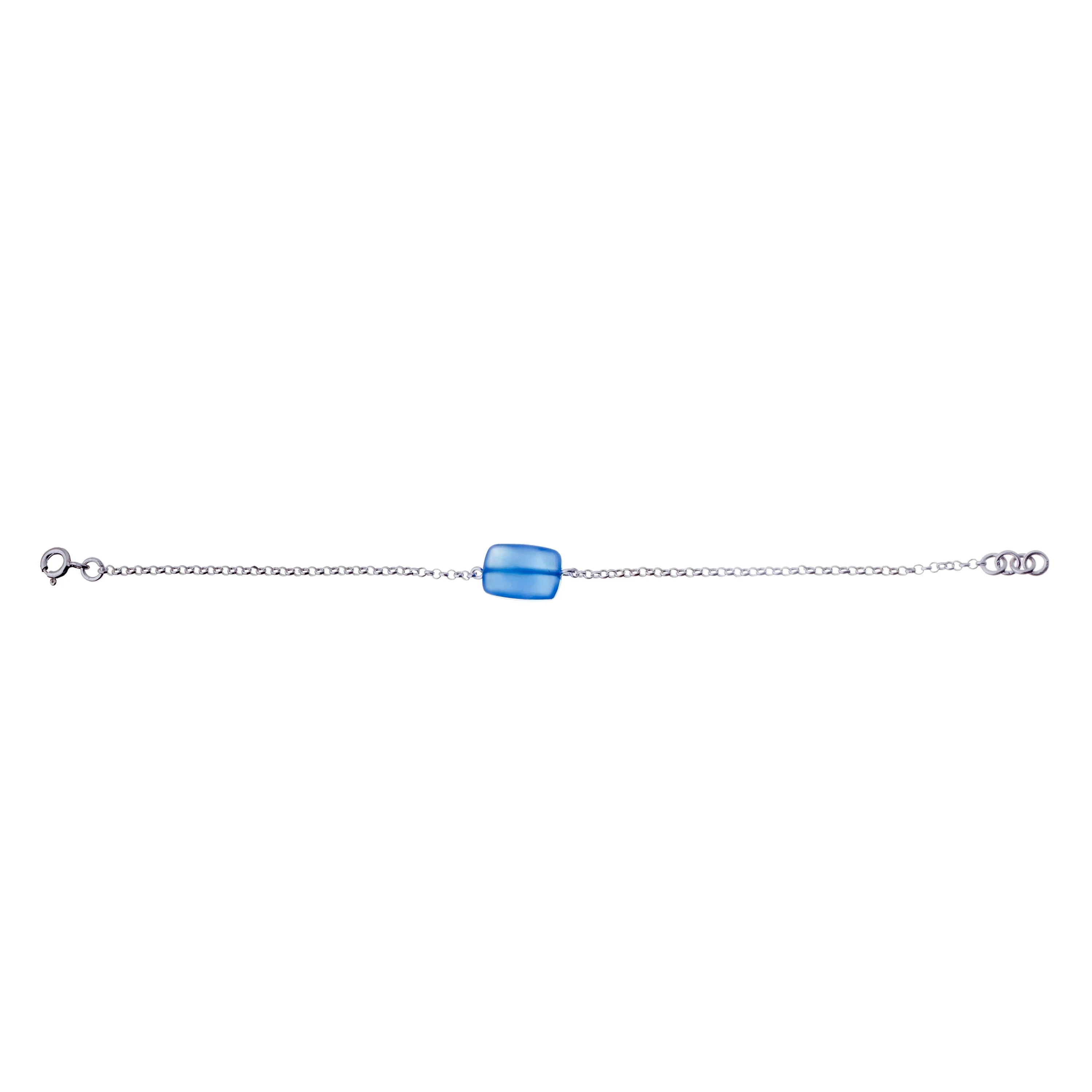 Joy Chalcedony Bracelet, Sterling Silver