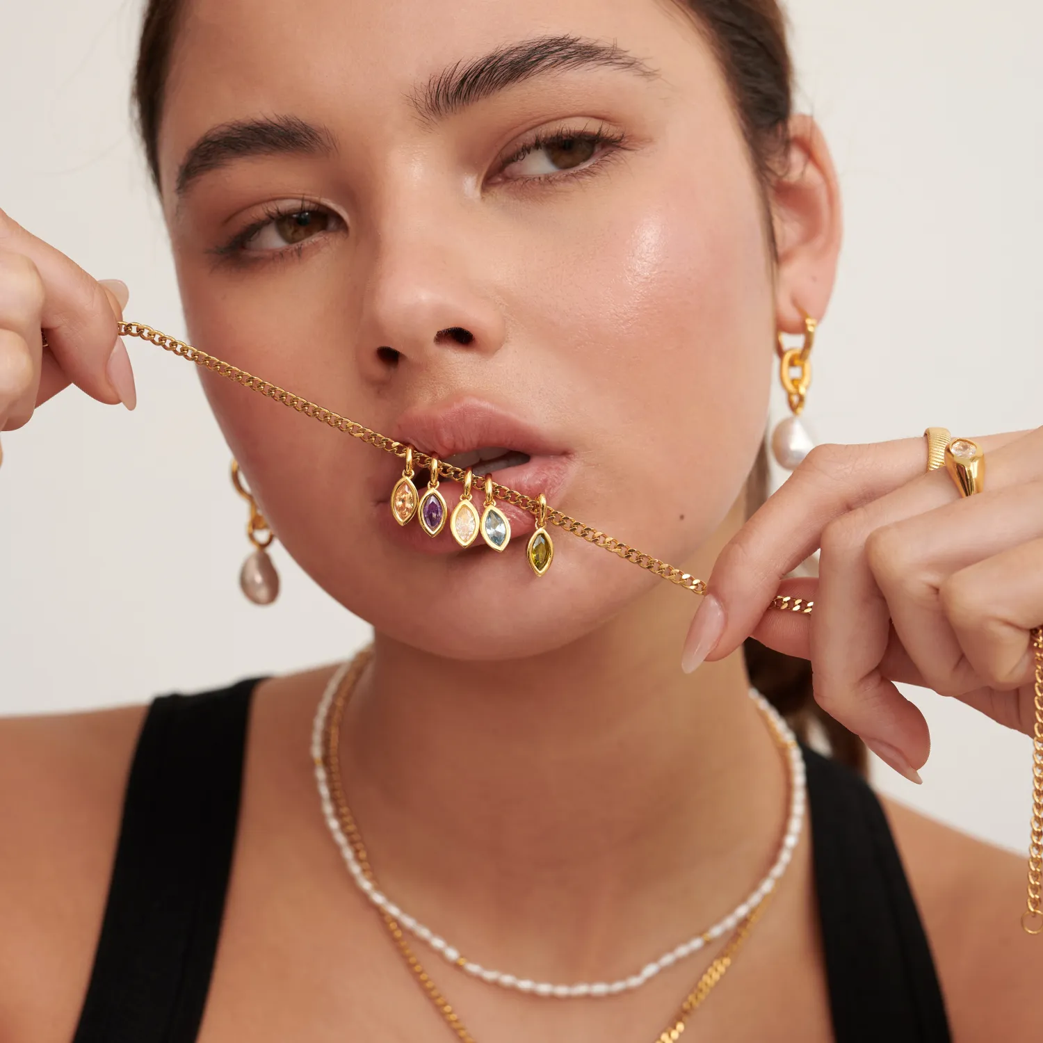Kaia Necklace - Crystal