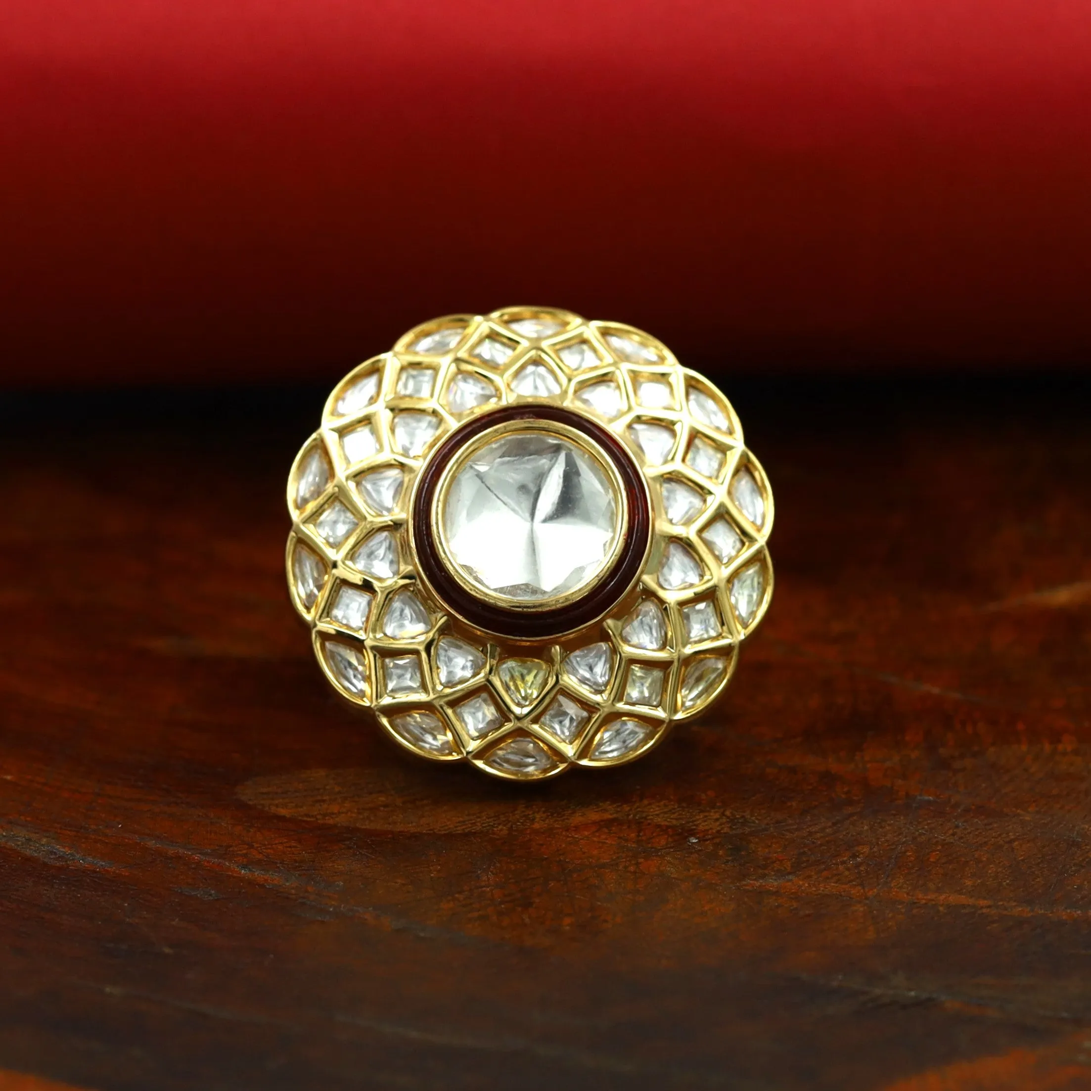 Kundan Adjustable Ring 6505-28