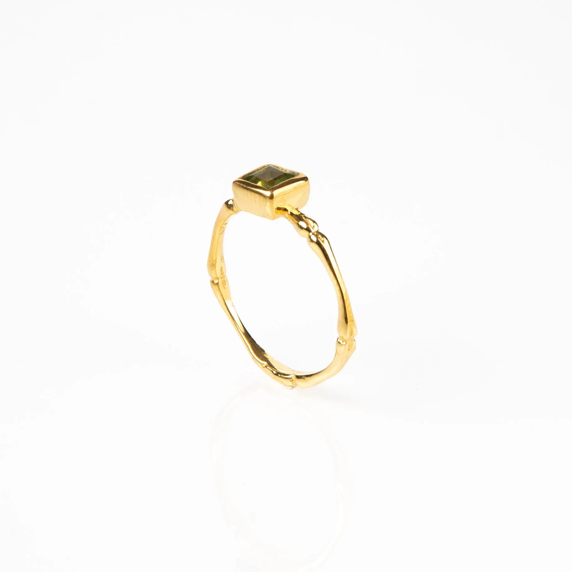 Light Peridot Ring