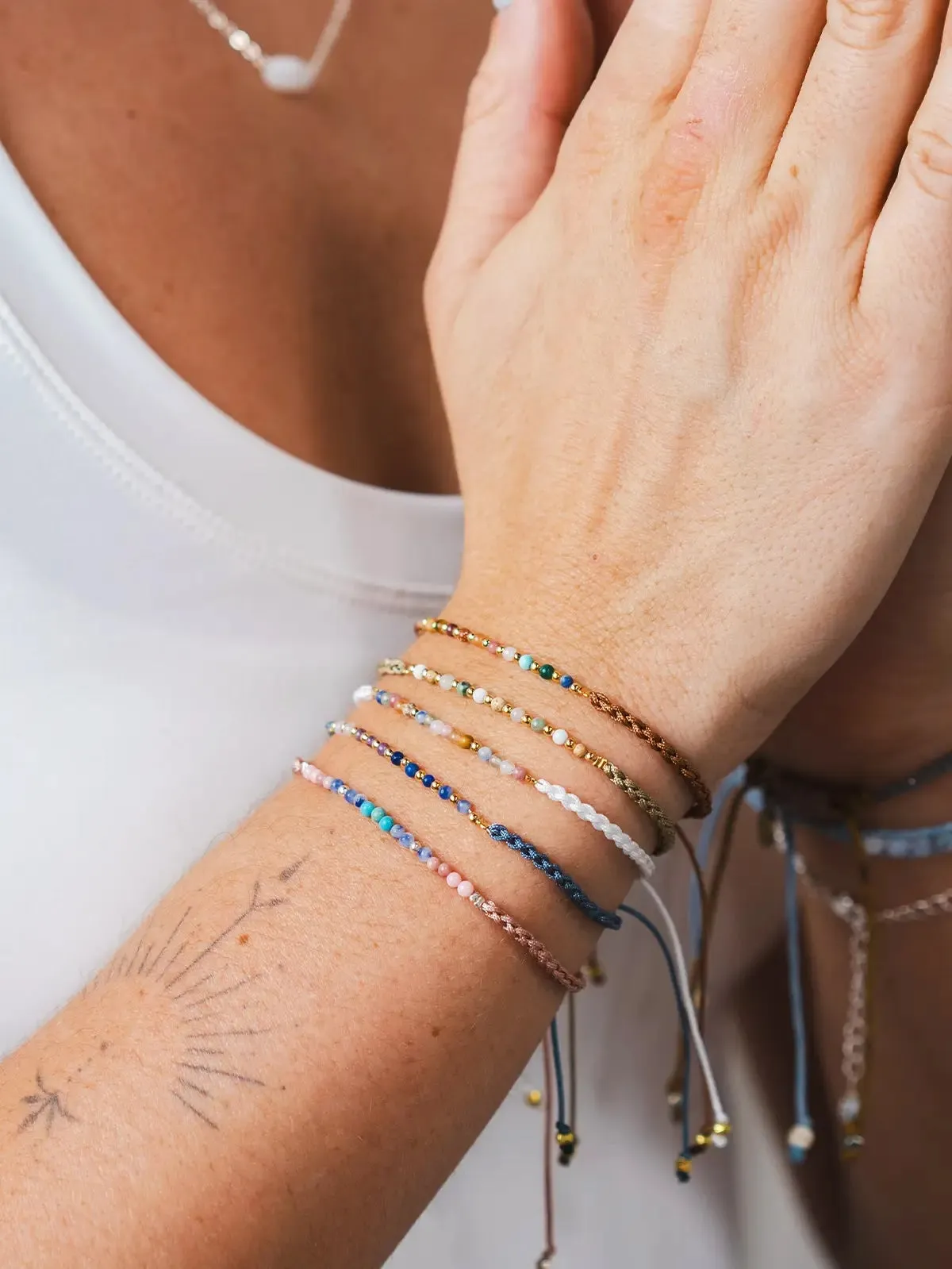 Lotus & Luna Bhakti Namaste Bracelet