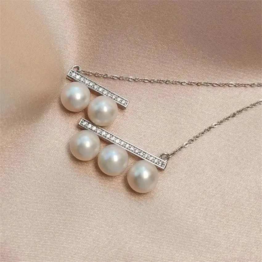 Musical Note Pearl Necklace