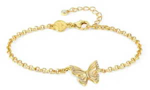 Nomination Truejoy Gold Plated CZ Butterfly Bracelet