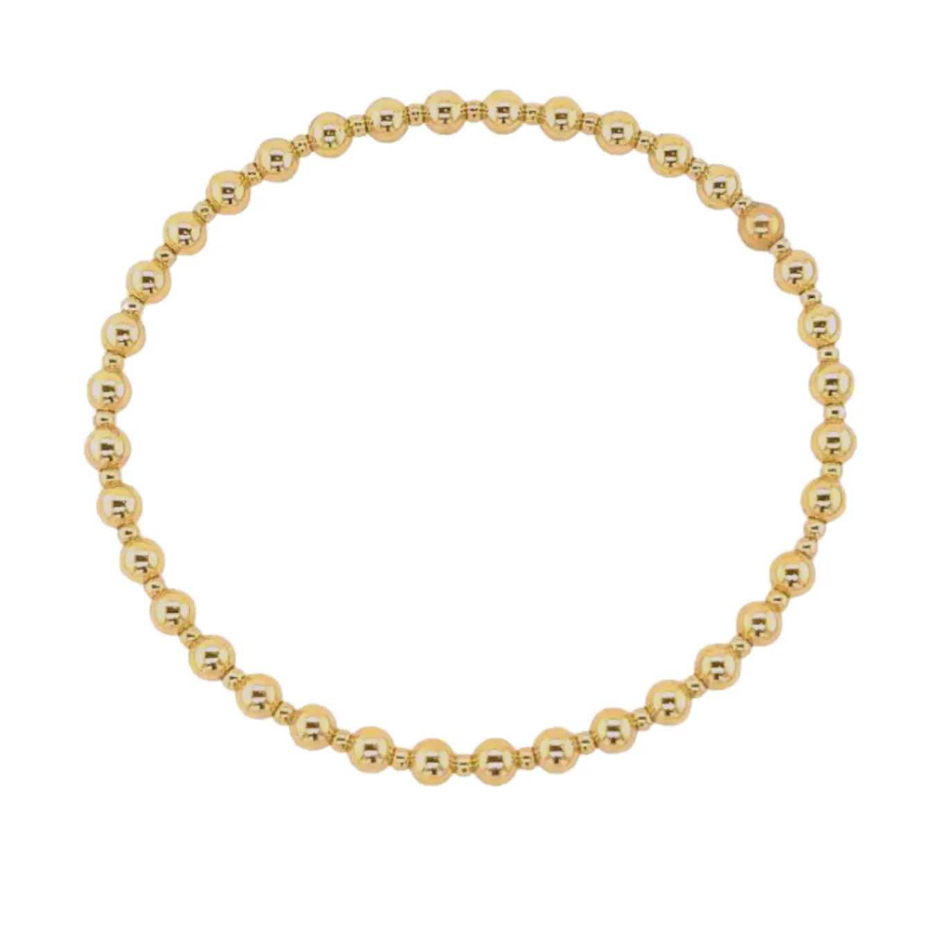 "NICOLE" 14k gold-filled beaded bracelet