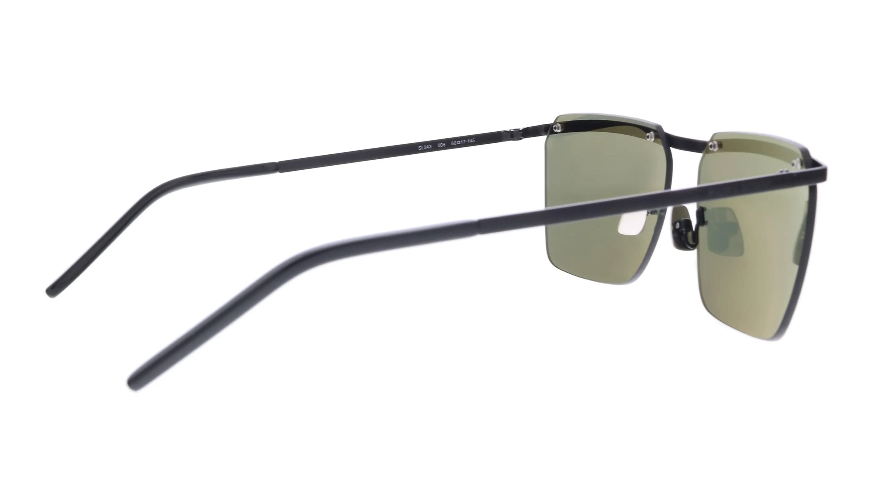 Saint Laurent SL 243-006  Black  Rectangle Sunglasses