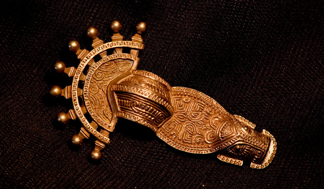 Saxon Openwork Bow Brooch - TB09