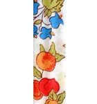 Seashell Charm Liberty Print Double Wrap Braid Bracelet