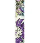 Seashell Charm Liberty Print Double Wrap Braid Bracelet