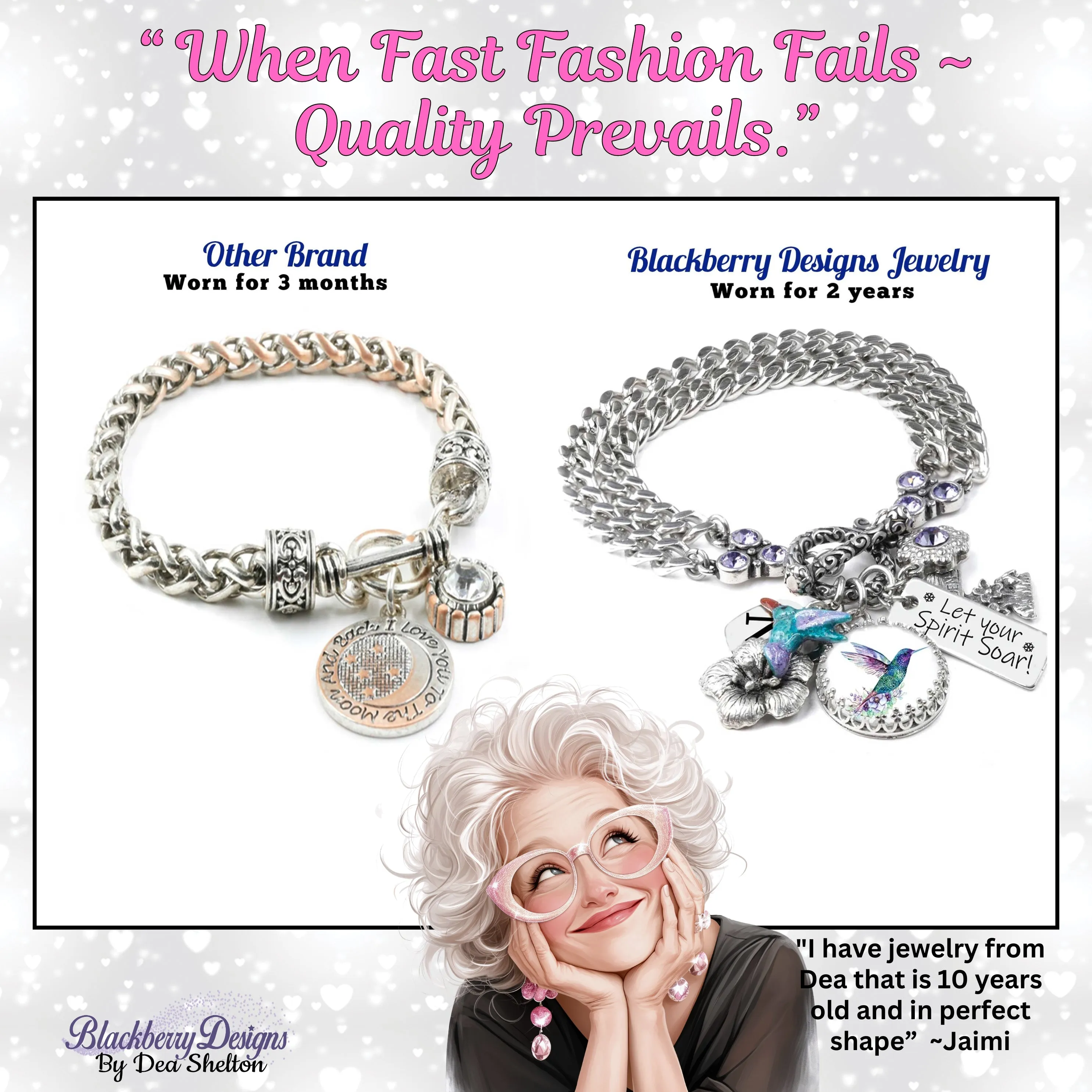 Sleeping Beauty Charm Bracelet