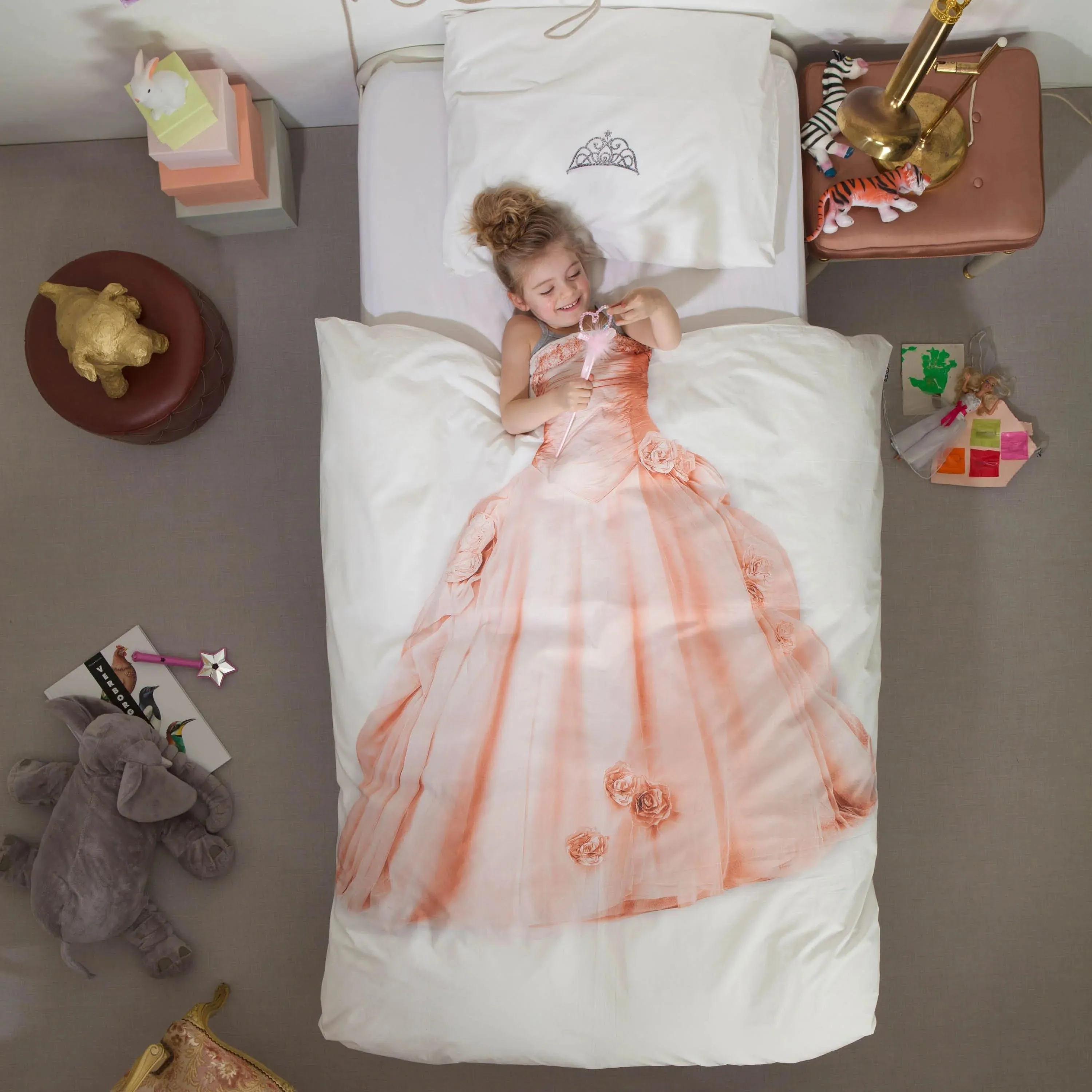 Snurk Kids Duvet Cover Princess Pink