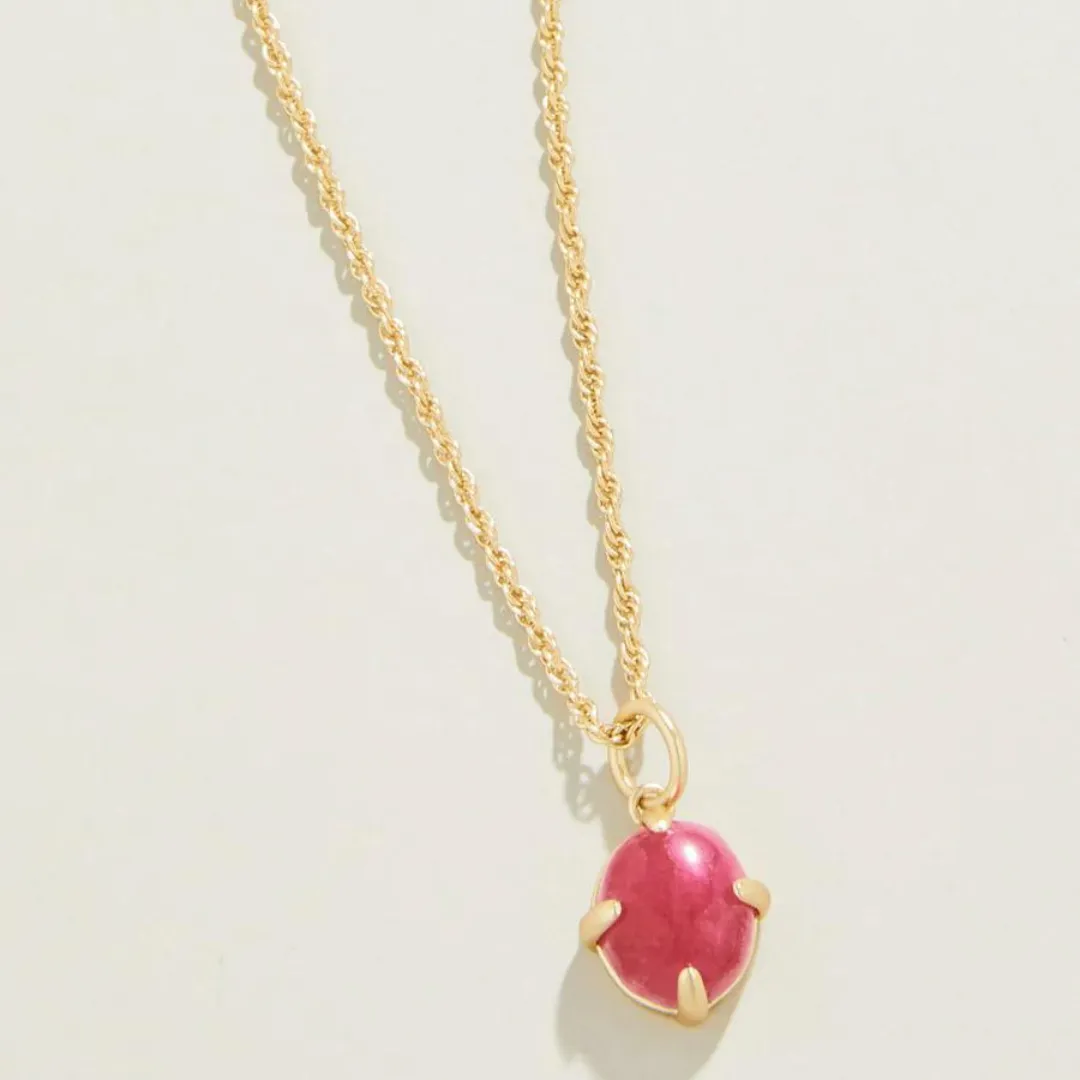 Spartina Pink Greta Petite Necklace