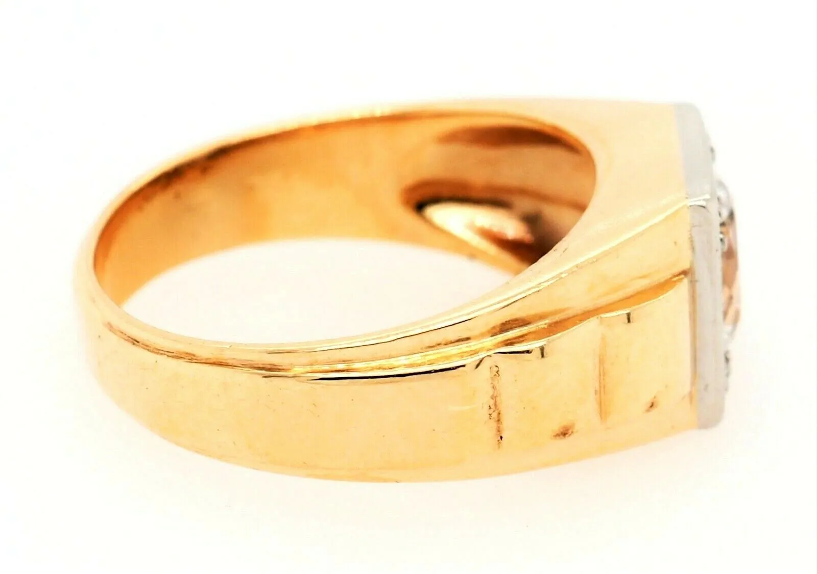 Spinel 14ct Yellow & White Gold Dress Ring