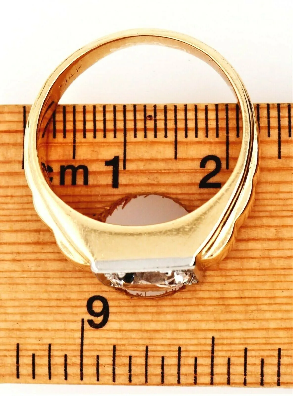Spinel 14ct Yellow & White Gold Dress Ring