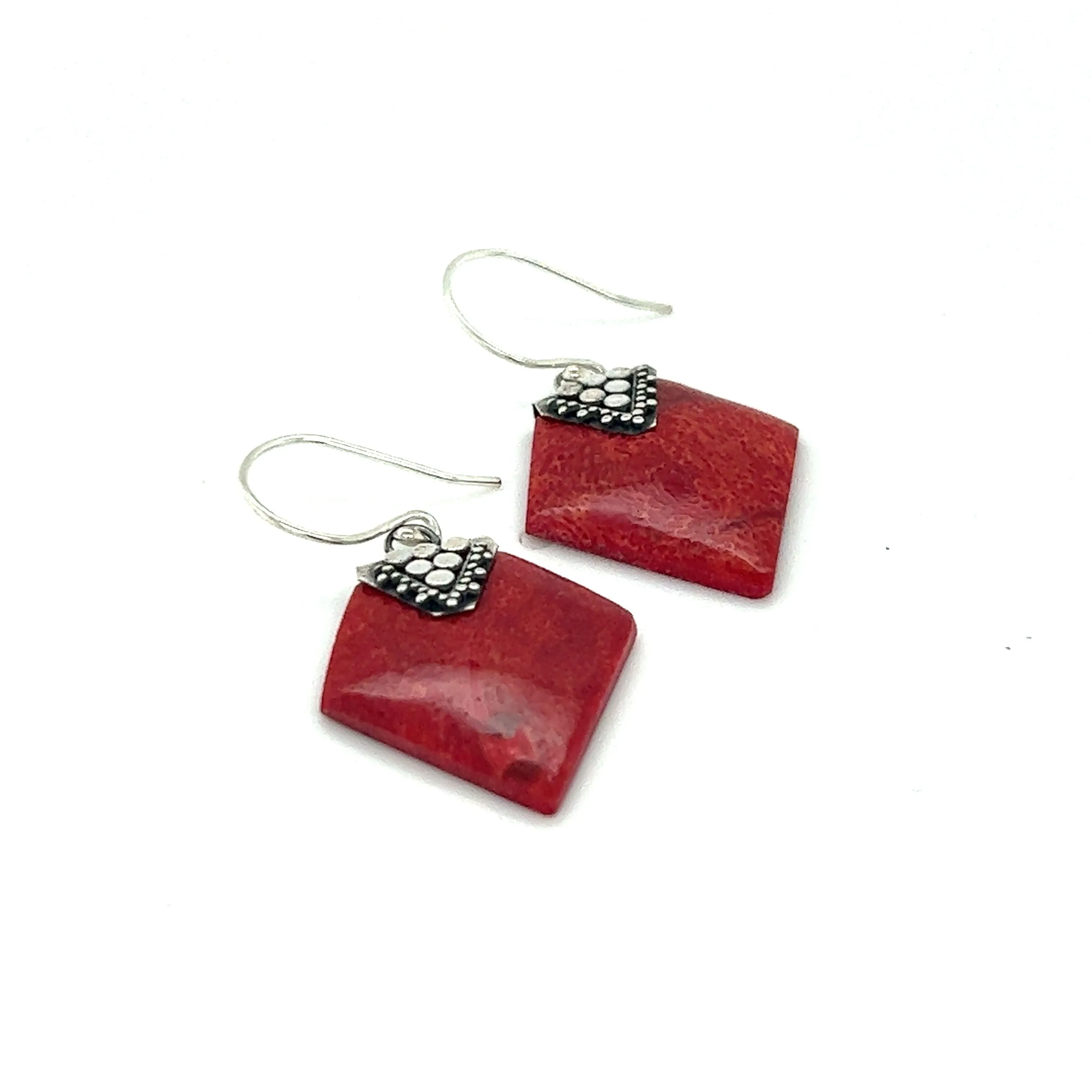 Sponge Coral Diamond Earring