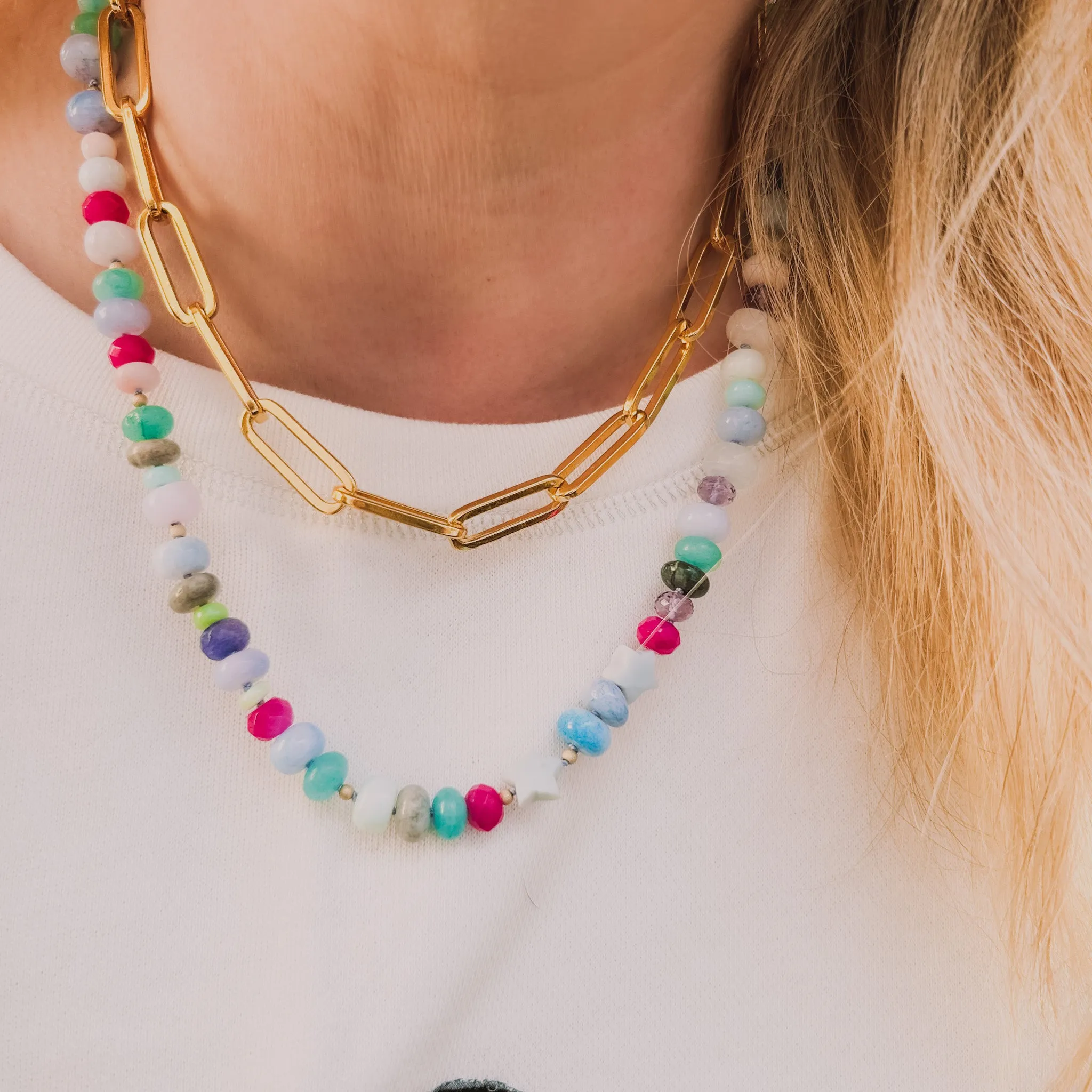 Starlight - Mixed Gemstone Necklace