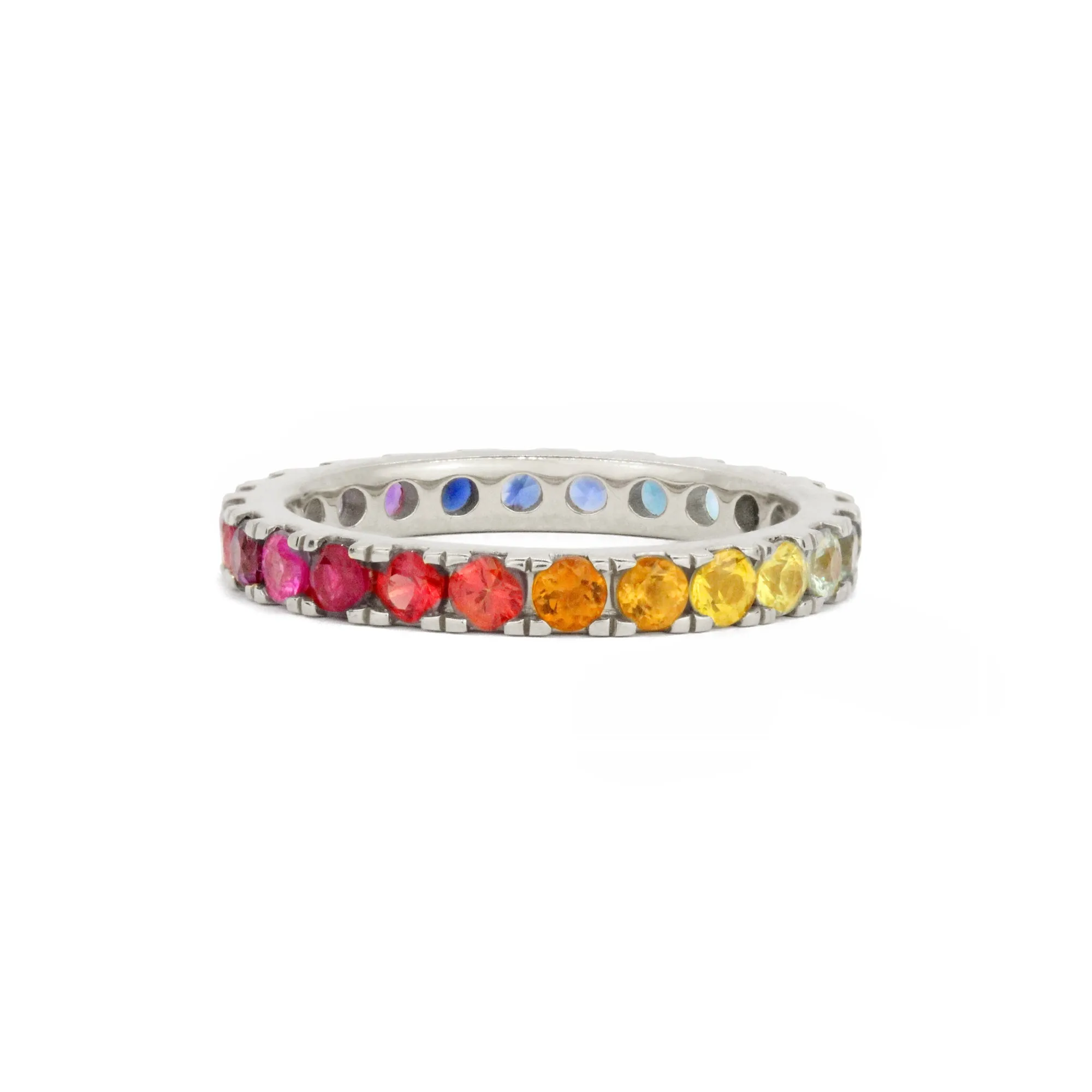 The Jumbo 14K Gemstone Eternity Band